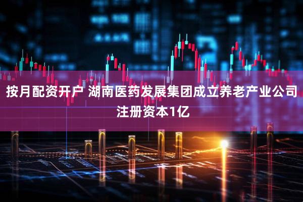 按月配资开户 湖南医药发展集团成立养老产业公司 注册资本1亿